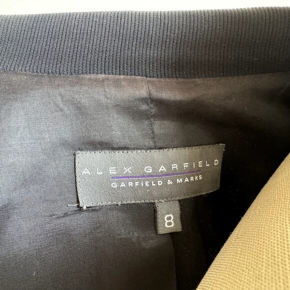 ALEX GARFIELD Slate Gray Contrast Blazer - Picture 7 of 8